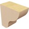 Ekena Millwork 2"W x 4"D x 4"H Classic Greensboro Rough Cedar Woodgrain TimberThane Corbel, Primed Tan CORUR02X04X04GRNRCPR - alternate 4